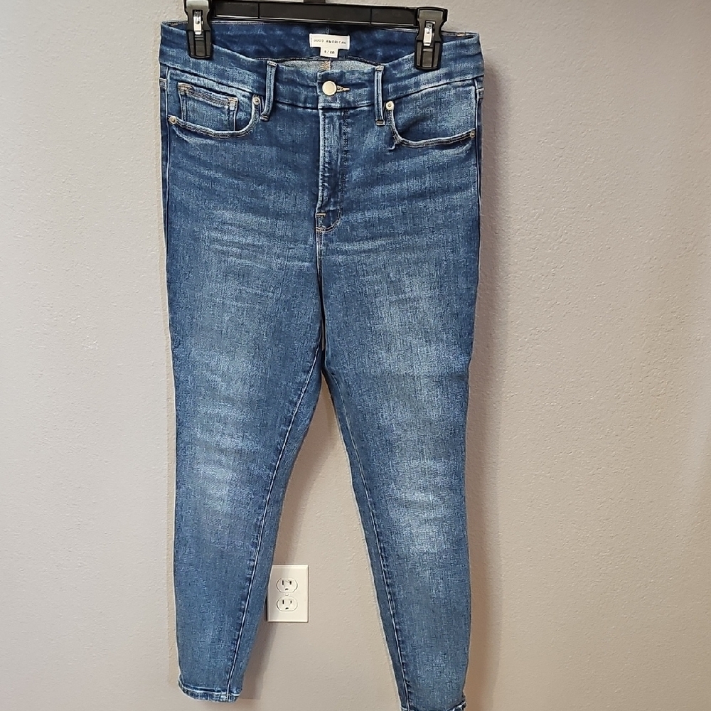 Good American Blue Skinny Jeans